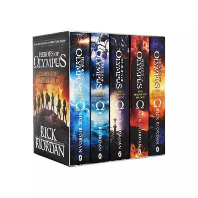 Heroes of Olympus Complete Collection 5 Books Set - Age 9-14 - By Rick Riordan