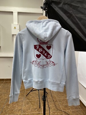   Juice Couture Zip Hoodie Rare Retro Hype size L color blue