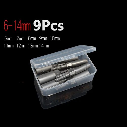 30mm Hex Deep Socket Nut Driver Bit Impact Driver Drill 6mm-19mm 1/4" Hex Shank - Bild 16 von 39