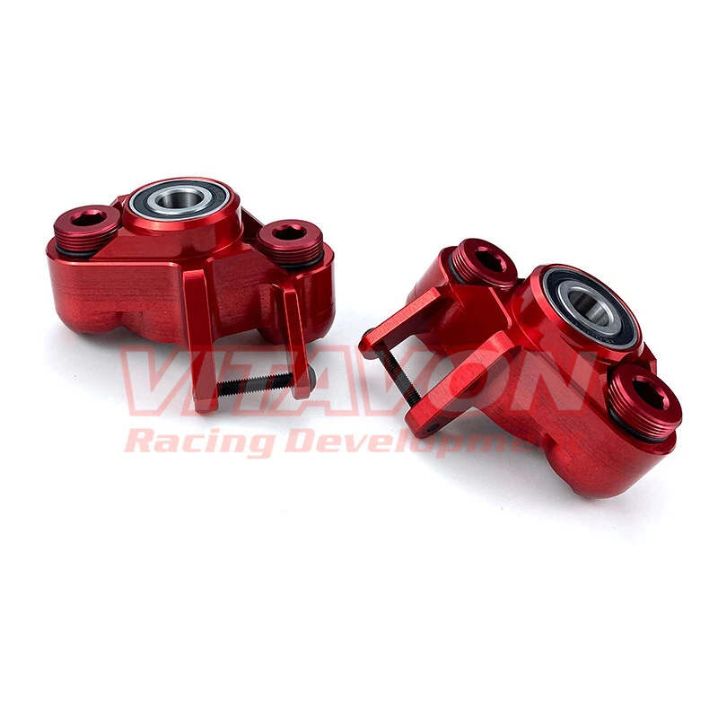 Vitavon Kraton 8S OutCast 8S CNC aluminum7075 front knuckle V2 for Arrma 1/5 red - Image 4 of 4
