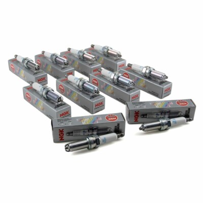10 Spark Plugs NGK Laser Platinum BMW 5 Series 6 (E60) (E63) M5 M6 507 HP