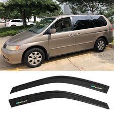 Fits For 99-04 Honda Odyssey Window Visor Smoke Guard Shade W Neo-chrome Spoon Fits For 99-04 Honda Odyssey Window Visor Smoke Guard Shade W Neo-chrome Spoon