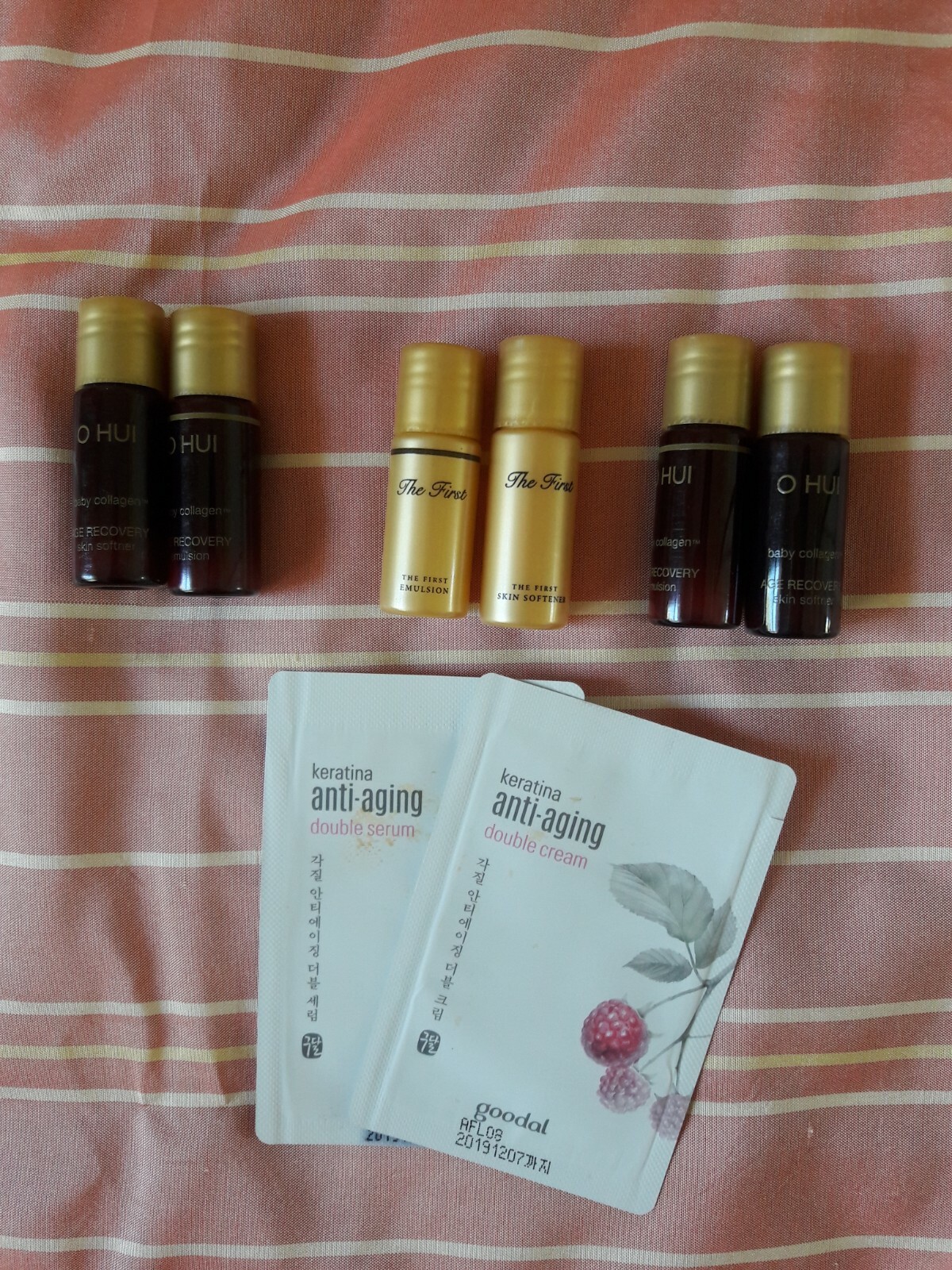 skincare samples korean by ohui 