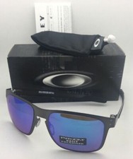 Polarized OAKLEY Sunglasses HOLBROOK METAL OO4123-07 Gunmetal w/ PRIZM Sapphire