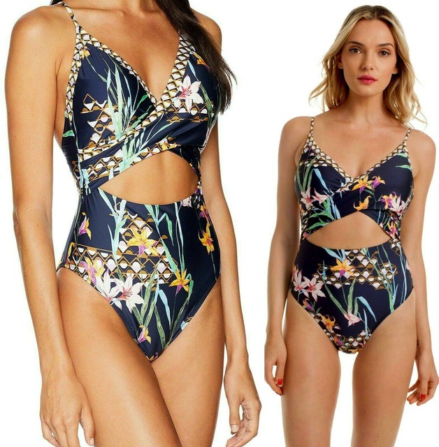 trina turk fiji floral one piece