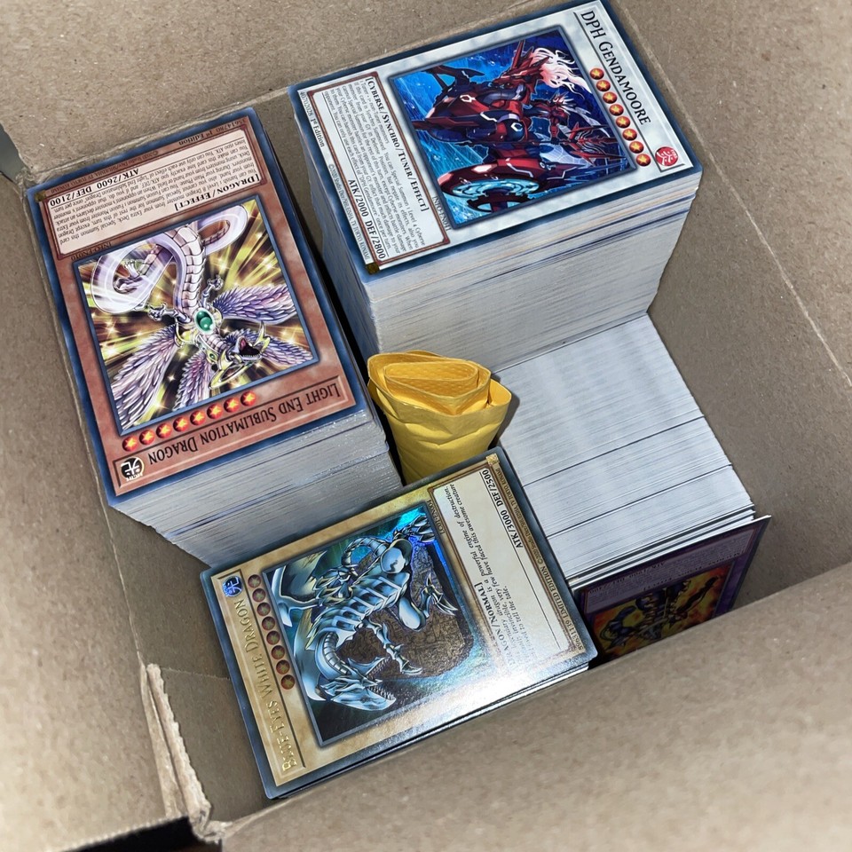 Bulk yugioh Cards Loads OfRare Cards 2kg+ ungraded bulk lot 1000