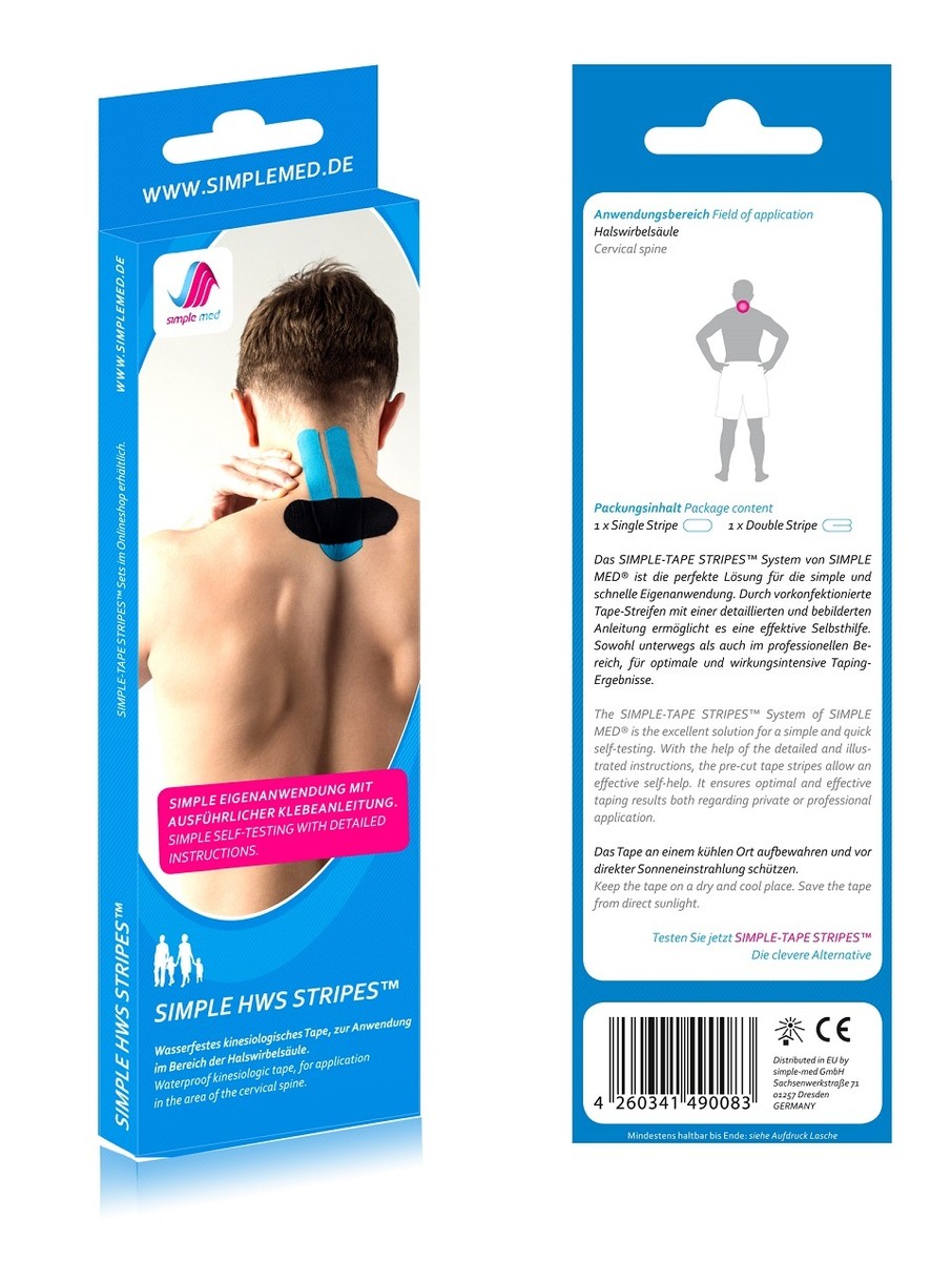 Nacken-Lifting-Tape – Atmungsaktive Hautpflaster Zur Straffung Der Halspartie, 4 Bänder + 20 Pads