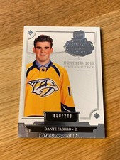 2019-20 UD The Cup Dante Fabbro RC #060/249 Rookie Class of 2020 Predators