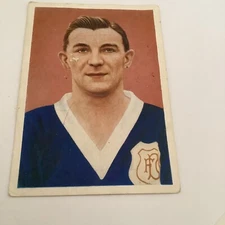 1960 Chix Scottish Footballers Card #1 Doug Cowie Dundee And Scotland WB1