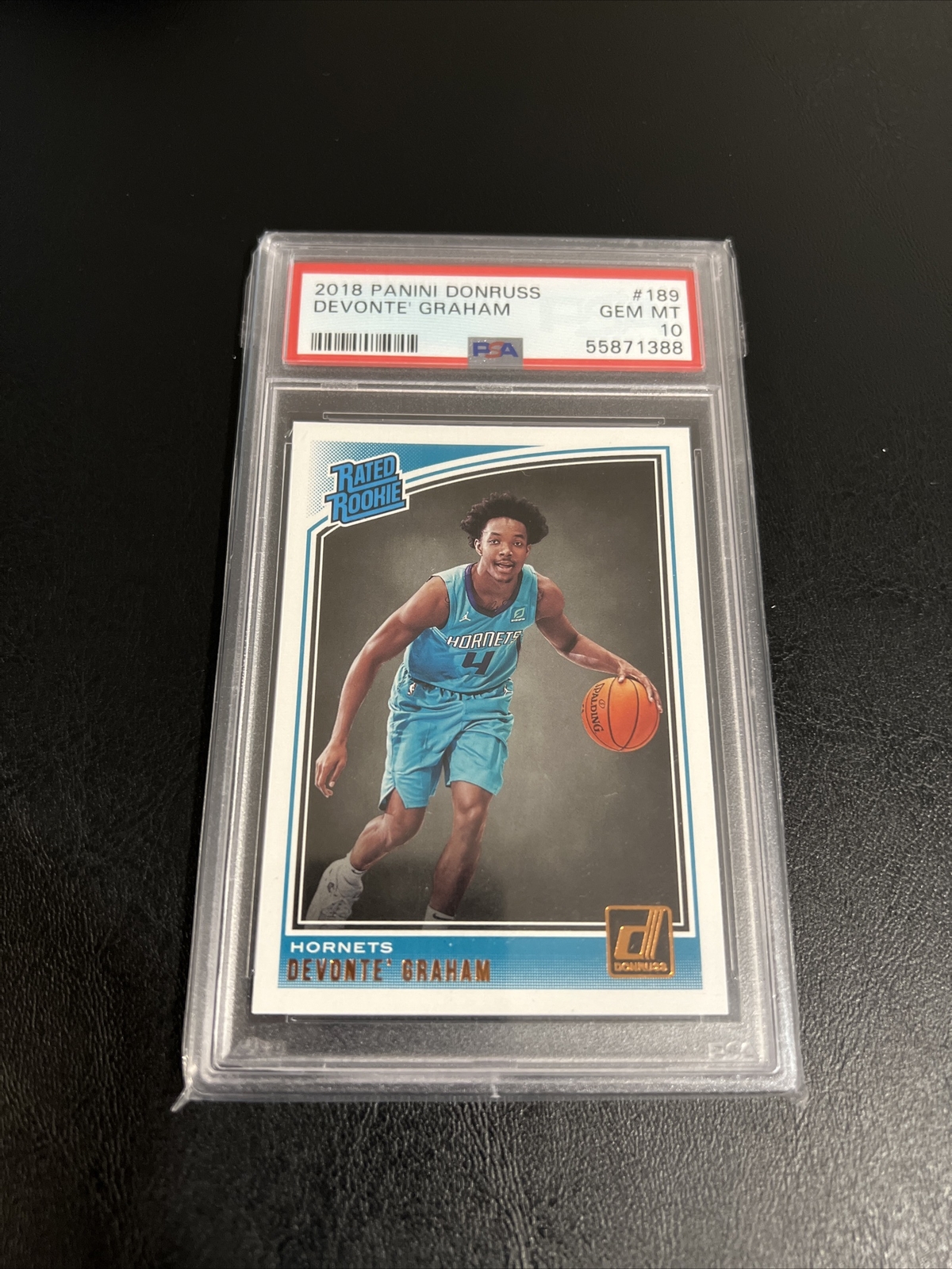 2018 Donruss Devonte Graham Rated Rookie PSA 10 #189