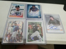 Lot of 5 Kevin Plawecki Auto autograph signature cards New York Mets