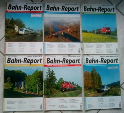 Bahn-Report 1   6/2021 , sechs Hefte (ein Jahrgang) , DIN A 4 Eisenbahn