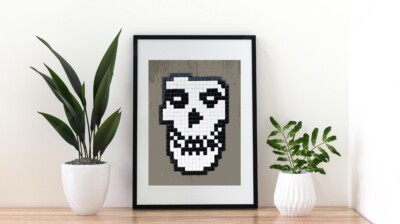 A4 MISFITS HORROR SKULL PUNK BLOCK ART MUSIK FILM RETRO POSTER KULTUR DRUCK