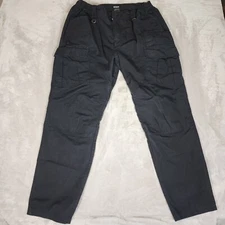 CQR Tactical Cargo Pants Mens 38x34 Black Utility Pockets Security Police Fire