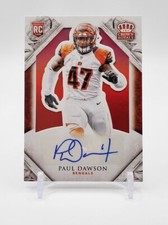 2015 Panini Crown Royale Signature RED HOLO #'d 36/99 Paul Dawson Rookie Auto RC