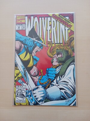 WOLVERINE #54 VOL1 MARVEL COMICS X-MEN SHATTER STAR APP MAY 1992 FREE UK P&P 