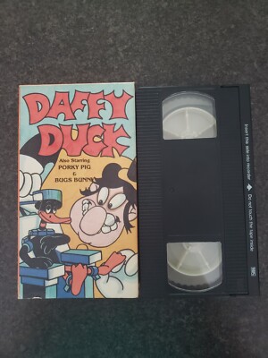 Daffy Duck Also Starring Porky Pig & Bugs Bunny VHS 1987 VG TESTED!!