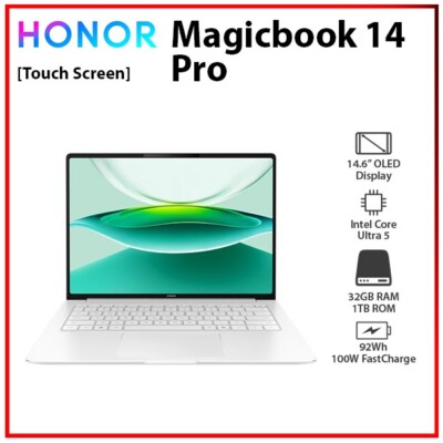 (New) Honor MagicBook Pro 14 32GB RAM 1TB SSD Touch Screen Windows PC Laptop