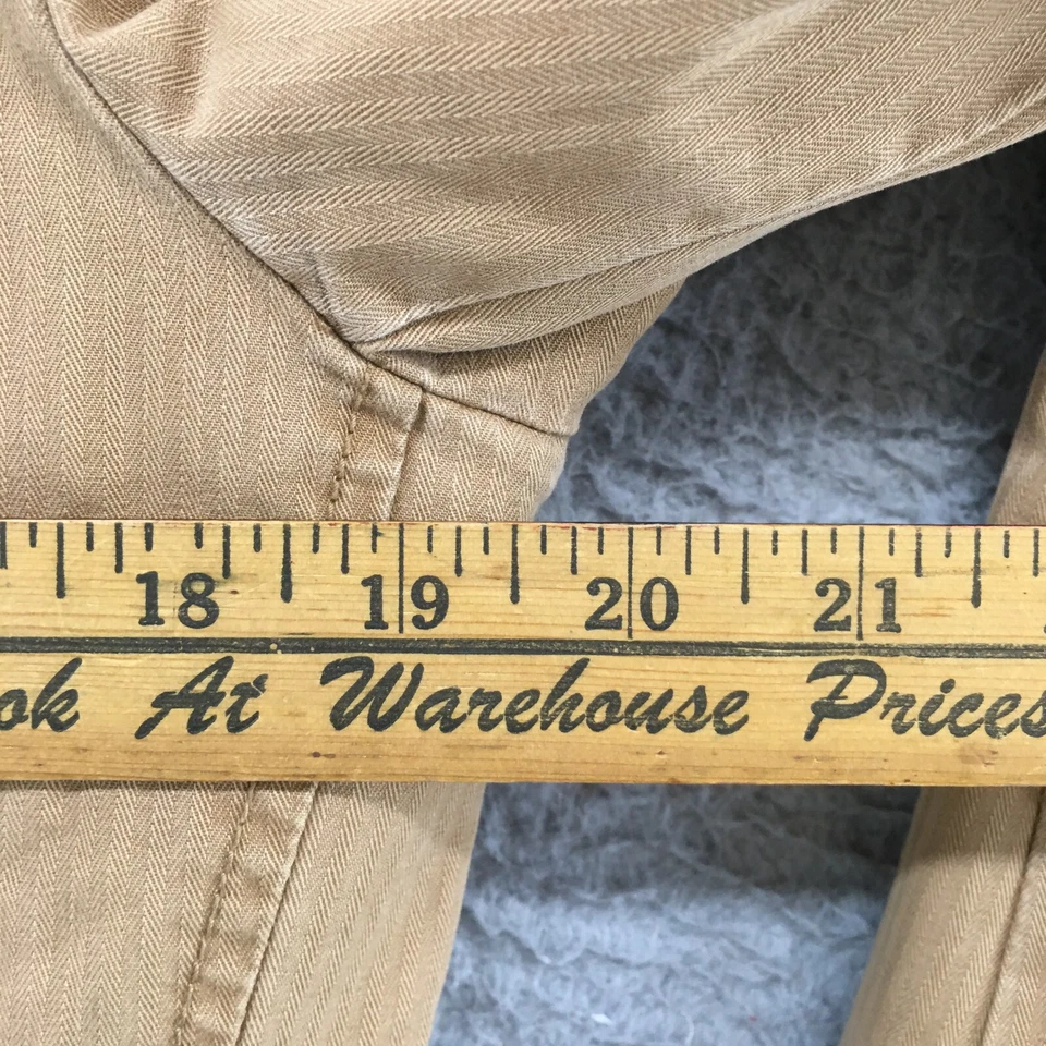 Mossimo Blazer Jacket Womens Small Beige Long Sleeve Button Front Pocket Casual - Image 4 of 4