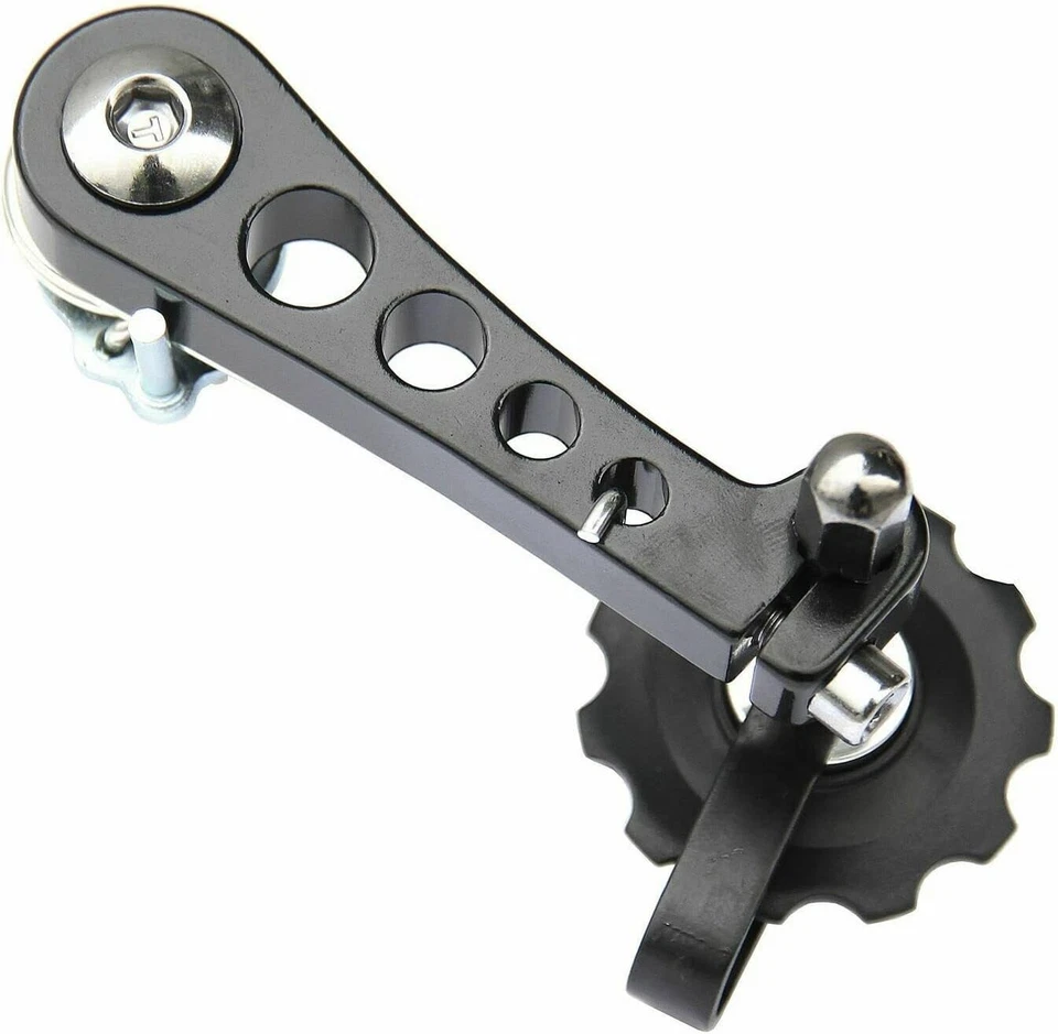 Durable Aluminum Single Speed Chain Tensioner - Easy Setup for Geared Bikes - Image 3 of 4