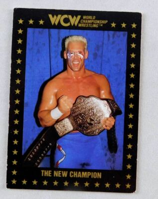 Sting WCW Wrestling Trading Card 1991 Raw Wrestler AEW WWE HOF #82