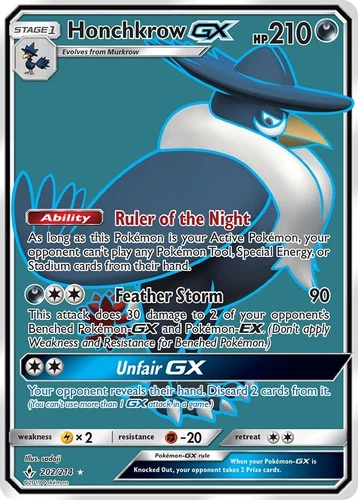 Honchkrow GX 202/214 Sm-Unbroken Bonds