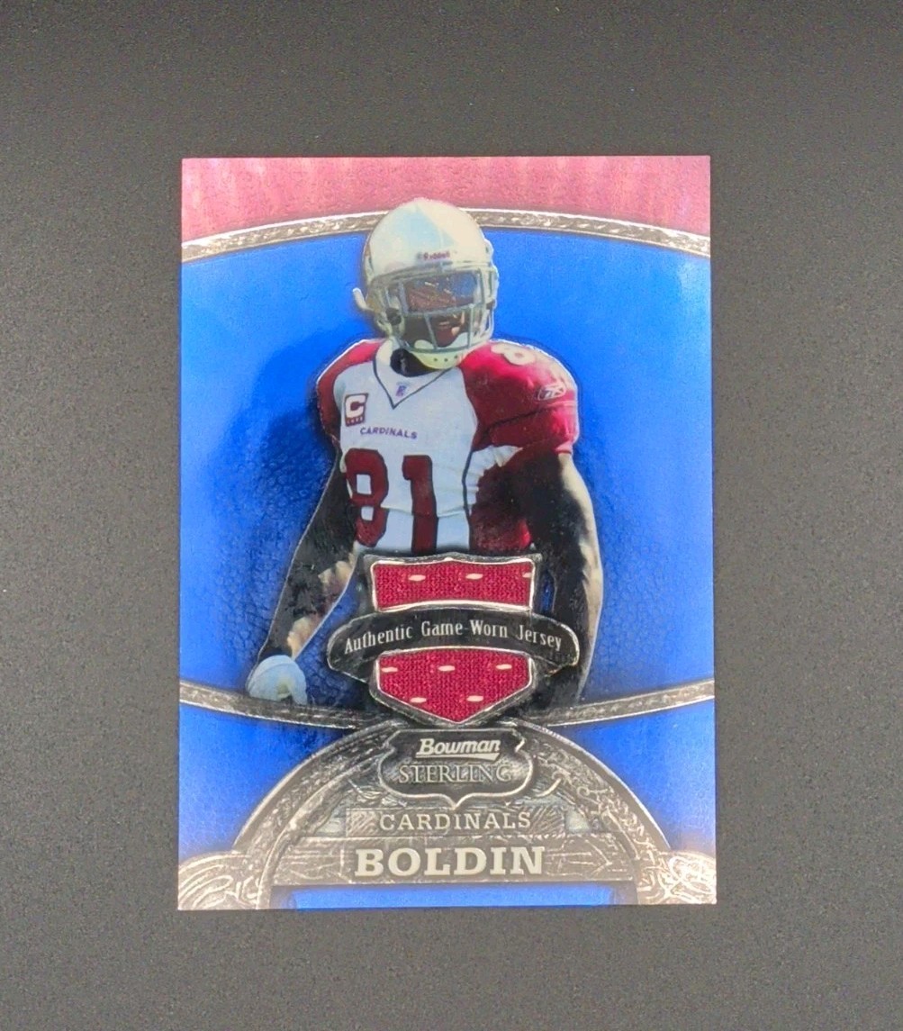 2008 Bowman Sterling - Anquan Boldin #73 Blue Jerseys /349 (MEM)