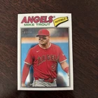New Listing2026 Topps Heritage Mike Trout Card Chrome Los Angeles Angels #163
