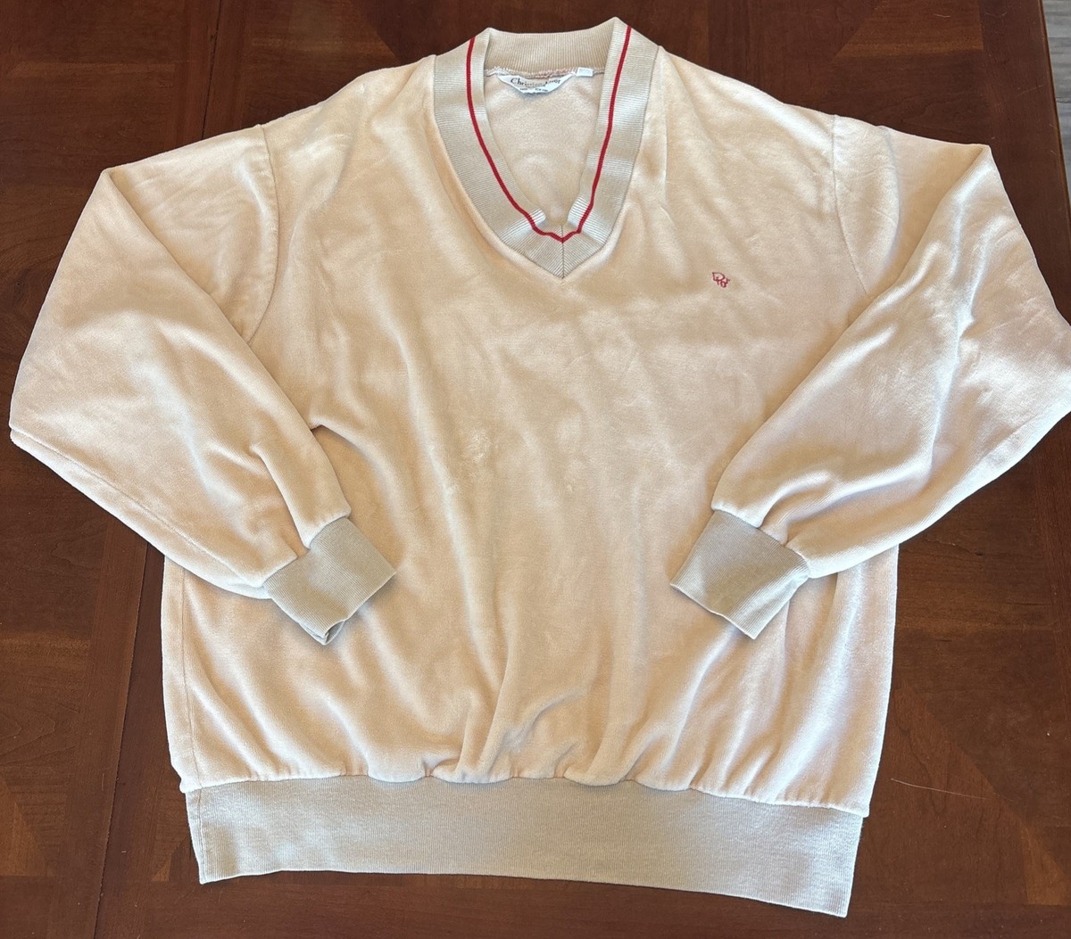 90s Christian Dior ロゴ 刺繍 ニット セーター M クリスチャンディオール CHRISTIAN DIOR ニット【中古】 中古