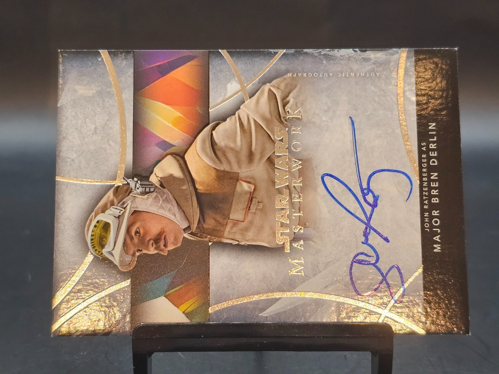 2024 Topps Star Wars Masterwork John Ratzenberger Major Bren Derlin Auto #A-JR view 11