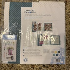 Creative Memories NOTEWORTHY SIMPLE PAGE KIT 5  Exclusive Stickers 