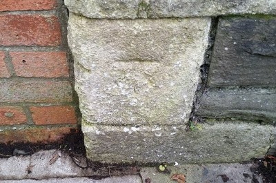 Photo 6x4 Ordnance Survey Cut Mark Cardiff/Caerdydd This OS cut mark can c2017