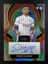 2025-26 Panini Select La Liga DIEGO CARLOS Auto Silver Prizm #SS-DC