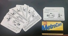 5 Original Directions Metrocard lot. Excellent condition. No longer Made