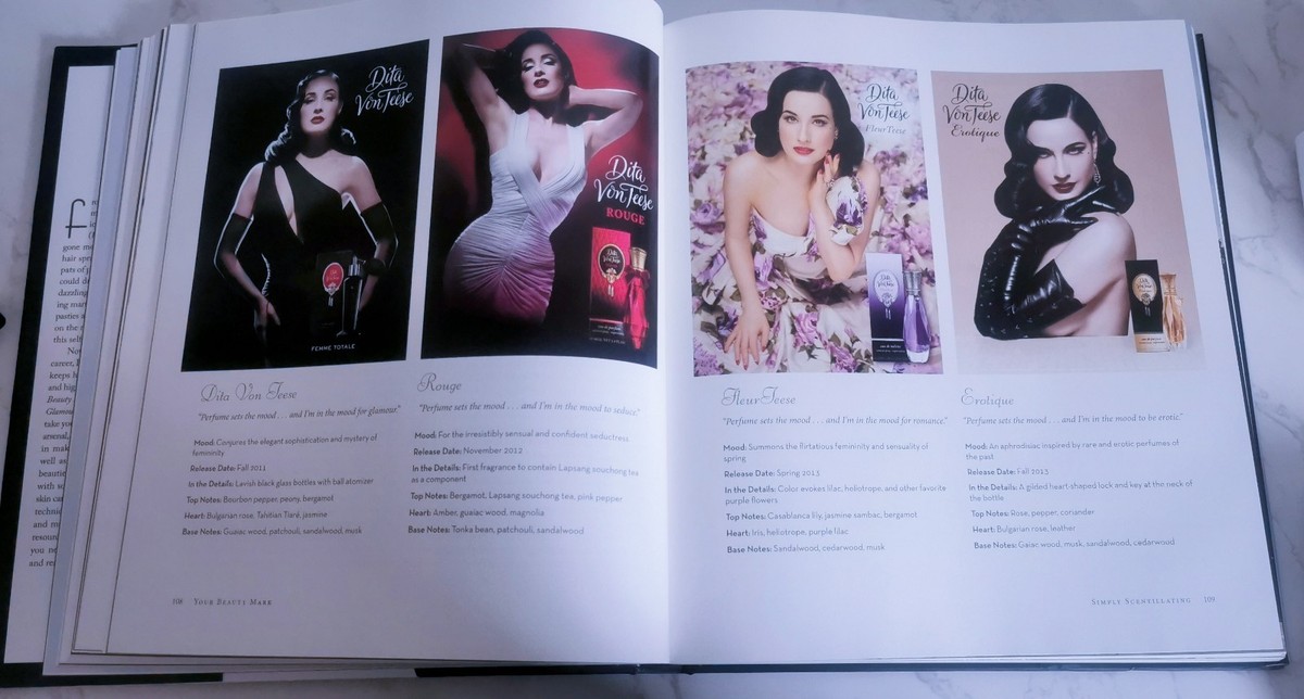 New Unused Dita Von Teese Your Beauty Mark Hardcover Display Copy