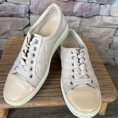 Ecco Women Casual Cushion Pad Top Comfort Shoe Sneaker EU 37 US 6.5 Pastel Pink