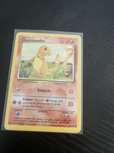 Charmander 046/102 Base Set (Shadowless) Regular