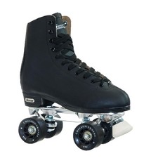 Chicago Skates Girls  Boys Premium Leather Lined Rink Roller Skate Black