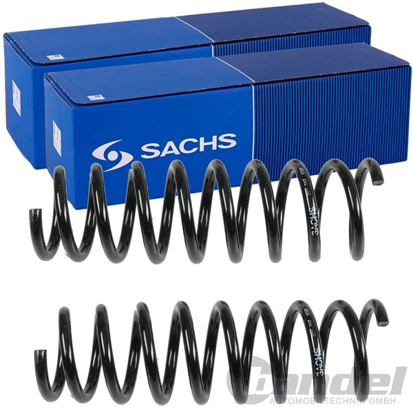 2X Sachs Fahrwerksfedern Satz Hinten Passend FÜR KIA Cee'd PRO Links+Rechts |-image