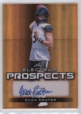 2024 Leaf Electrum Prospects Auto Bronze /59 Evan Prater #PA-EP1 Auto 0wc9