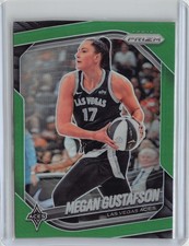 2025 Panini Prizm WNBA #49 Megan Gustafson Green Prizms
