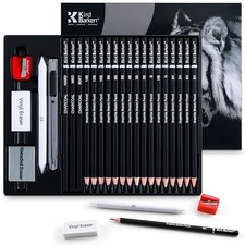 Professional Sketch Pencil Set 24 Piece for Artists