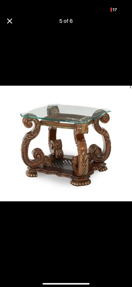 Colección de especias Aico de Michael Amini Oppulente Sienna Foto 4 de 4