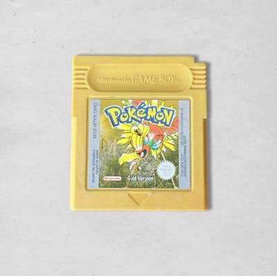 Pokemon Gold Version Nintendo Gameboy UK PAL Original Neue Batterie