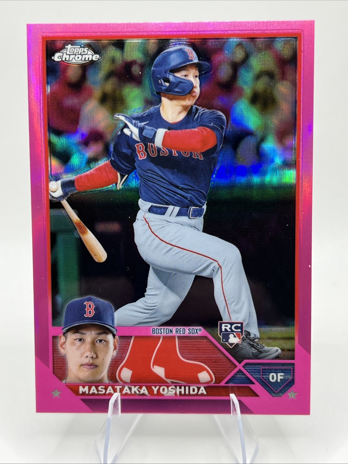 2023 Topps Chrome - Masataka Yoshida #167 Pink Refractor (RC)