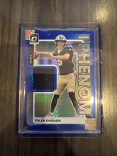 2025 Donruss Optic Rookie Phenom Blue Hyper Tyler Shough