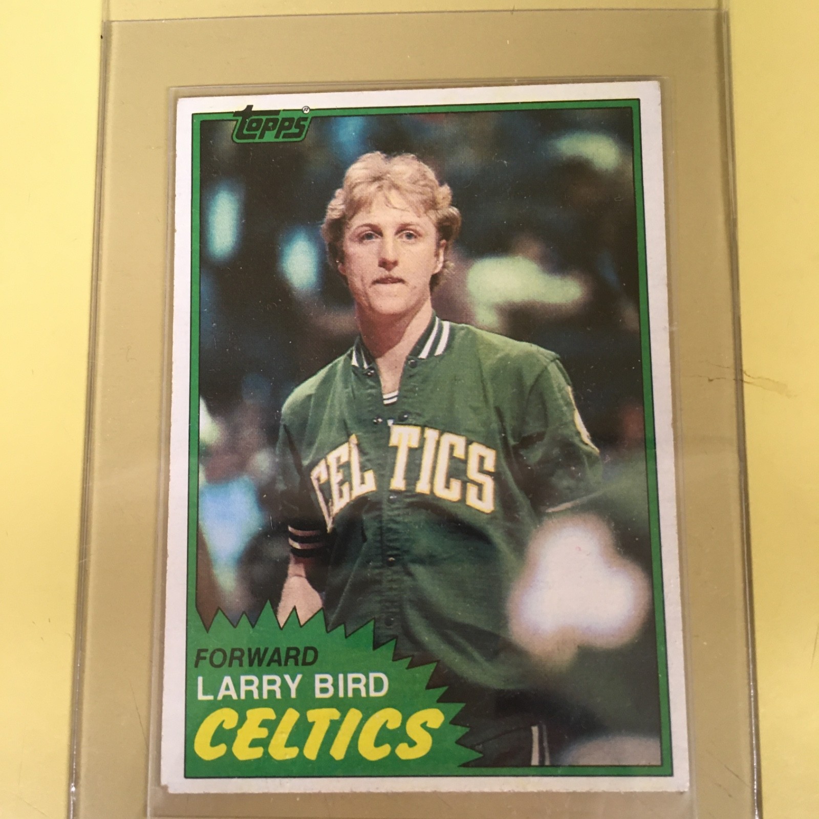 1981 Topps Larry Bird 4