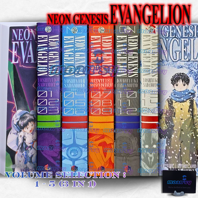 Neon Genesis Evangelion Manga 3 in 1 Vol 1-5 English Pick Your Vol