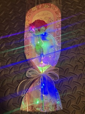 Single Crochet Rose Light Up Flower