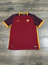 AS ROMA 2015/2016 HOME FOOTBALL SOCCER SHIRT JERSEY CAMISETA 658924-678 Size XL
